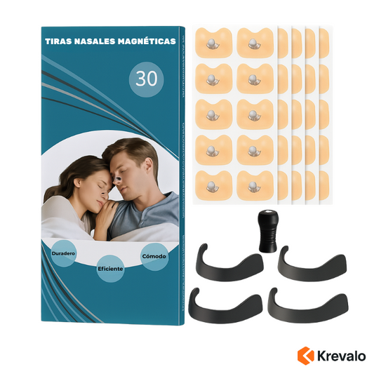 Tiras Nasales Magnéticas Antirronquidos (PACK RESPIRA)